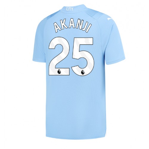 Fotbalové Dres Manchester City Manuel Akanji #25 Domácí 2023-24 Krátký Rukáv